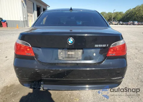 2007 BMW 525 I z USA, uszkodzony, nr VIN WBANE53567CW65227